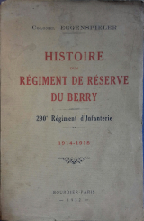 Couverture de  Histoire d'un régiment de réserve du Berry
