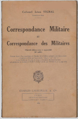 Couverture de  Correpondance militaire et correspondance des militaires
