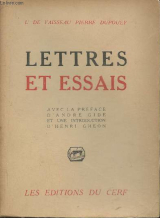 Couverture de  Lettres et essis
