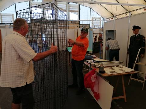 Le montage du stand