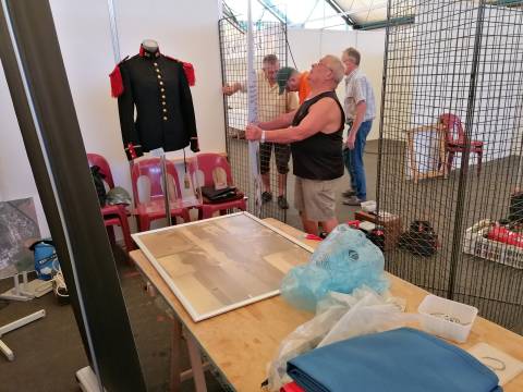 Le montage du stand